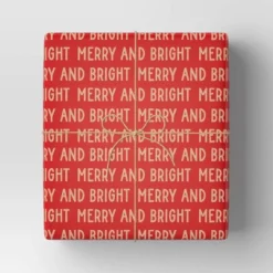 30â 20 Sq Ft Christmas Roll Wrap Merry And Bright - Wondershopâ˘