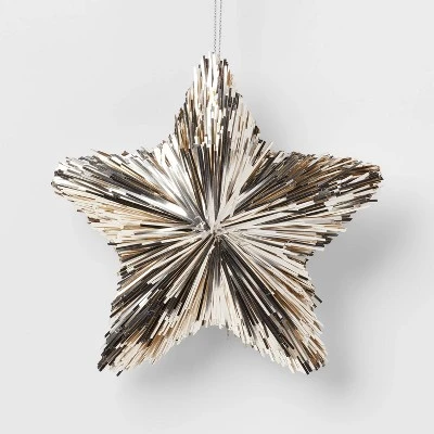 Tinsel Star Christmas Tree Ornament - Wondershop™ 4 Tinsel Star Christmas Tree Ornament - Wondershop™ - Image 4