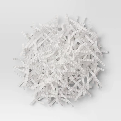 Christmas Shredded Paper Filler White - Wondershop™ 2 Christmas Shredded Paper Filler White - Wondershop™ - Image 2