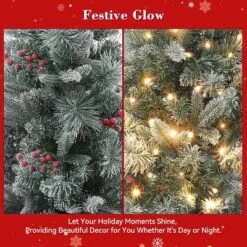 3 Ft Prelit Artificial Christmas Tree, Potted Fake Snow Flocked Christmas Tree With 78 LED Lights, Small Tabletop Battery-Powered Lighted Xmas Tree 9 3 Ft Prelit Artificial Christmas Tree, Potted Fake Snow Flocked Christmas Tree With 78 LED Lights, Small Tabletop Battery-Powered Lighted Xmas Tree -Northlight Sale Store GUEST eee2fcee 6387 4d59 abae 2e91fbb172af