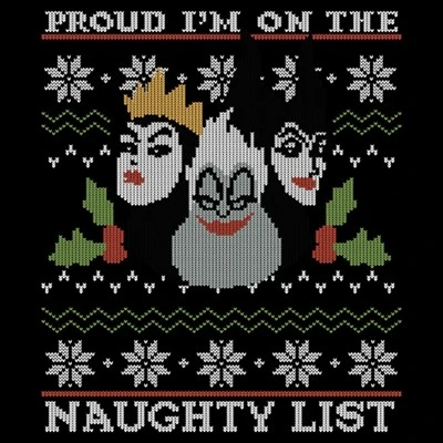 Women's Disney Christmas Naughty List T-Shirt 1 Women's Disney Christmas Naughty List T-Shirt