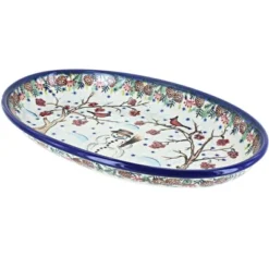 Blue Rose Polish Pottery 104 Vena Oval Platter 26 Blue Rose Polish Pottery 104 Vena Oval Platter -Northlight Sale Store GUEST f0b67f74 ff72 4947 8774 b0d6a2f1b2bf