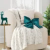 20" Christmas Bow Shaped Pillow - Wondershop™