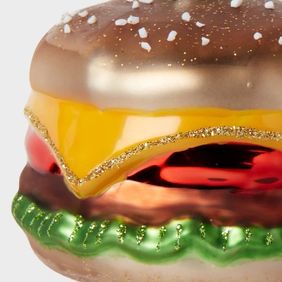 Glass Cheeseburger Christmas Tree Ornament - Wondershop™ 2 Glass Cheeseburger Christmas Tree Ornament - Wondershop™ - Image 2