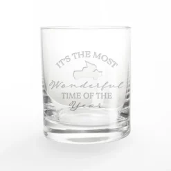 Creative Products It's The Most Wonderful Time Of The Year 11 Oz. Whiskey Glass