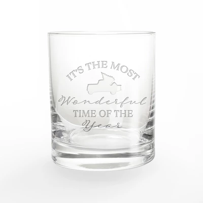 Creative Products It's The Most Wonderful Time Of The Year 11 Oz. Whiskey Glass 1 Creative Products It's The Most Wonderful Time Of The Year 11 Oz. Whiskey Glass