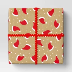 18' Christmas Fabric Ribbon Red Ric Rac - Wondershopâ˘