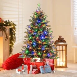 Costway 5/6/7 FT Pre-Lit Christmas Tree Hinged With 250/350/470 Multi-color Lights 21 Costway 5/6/7 FT Pre-Lit Christmas Tree Hinged With 250/350/470 Multi-color Lights -Northlight Sale Store GUEST f6713261 8bf7 43b5 b54c a1cb38cb3826