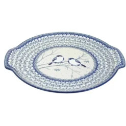 Blue Rose Polish Pottery 151 Ceramika Artystyczna Round Serving Tray With Handles 7 Blue Rose Polish Pottery 151 Ceramika Artystyczna Round Serving Tray With Handles -Northlight Sale Store GUEST f76d9729 0f02 4f91 bf78 95d8a07fe9f0