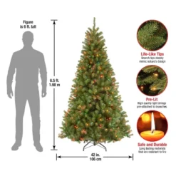 Prelit North Valley Spruce Artificial Christmas Tree Multicolor Lights - National Tree Company 9 Prelit North Valley Spruce Artificial Christmas Tree Multicolor Lights - National Tree Company -Northlight Sale Store GUEST f78d9a80 3c27 4546 80bb a0a01f095120