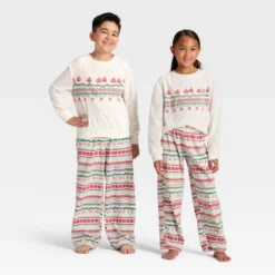 Kids' "Let It Snow" Fair Isle Microfleece Holiday Matching Family Pajama Pants - Wondershop™ Cream 7 Kids' "Let It Snow" Fair Isle Microfleece Holiday Matching Family Pajama Pants - Wondershop™ Cream -Northlight Sale Store GUEST f7d95059 5f07 40cf 82da 71d55621510c