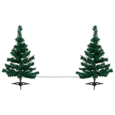 Northlight LED Lighted Christmas Tree Outdoor Pathway Markers - 24" - Set Of 3 3 Northlight LED Lighted Christmas Tree Outdoor Pathway Markers - 24" - Set Of 3 - Image 3