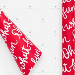Red Oh What Fun Gift Wrap, Single Roll - Sugar Paper⢠+ Target
