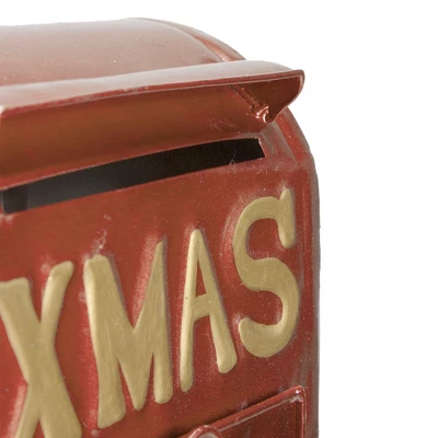 Northlight Metal Mailbox Christmas Decoration - 16" 3 Northlight Metal Mailbox Christmas Decoration - 16" - Image 3