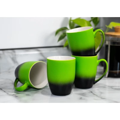 Elanze Designs This Is My Cup Of Christmas Cheer Two Toned Ombre Matte Green And Black 12 Ounce Ceramic Stoneware Coffee Cup Mug 4 Elanze Designs This Is My Cup Of Christmas Cheer Two Toned Ombre Matte Green And Black 12 Ounce Ceramic Stoneware Coffee Cup Mug - Image 4