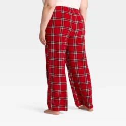 Women's Plaid Microfleece Holiday Matching Family Pajama Pants - Wondershop⢠Red