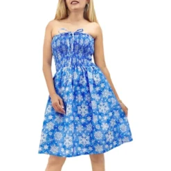 HAPPY BAY Women's Beach A Line Slit Mini Dress Ruched Tube Top Evening Party Short Strapless Casual Christmas Tree Dress For Women -Northlight Sale Store GUEST fd40df53 df27 41b2 8c3d 7152b89066c2